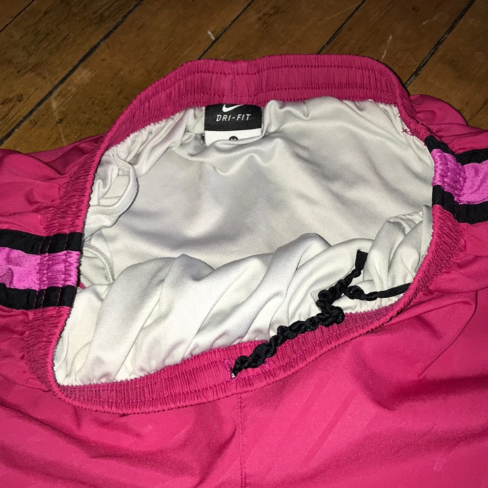 Nike Women's Pink Athletic Shorts - Picture 3 of 4